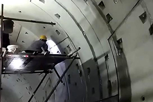 丽江地铁堵漏现场视频